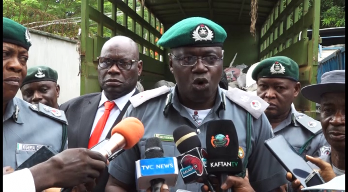 Customs Intercepts 19 Boat Engines, 8-Trailer Loads Of Rice In Ogun State