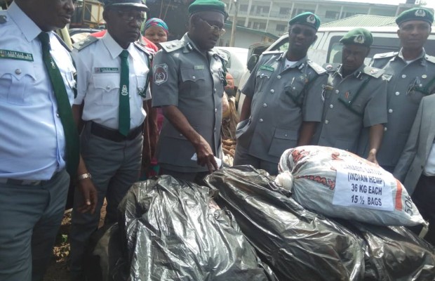 Customs Arrests Four in connection with Smuggles Goods