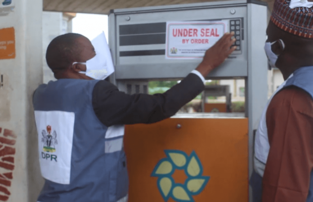 DPR Seals Filling Station for Non-Compliance