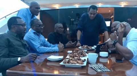 Dangote celebrates Sallah with friends on yatch