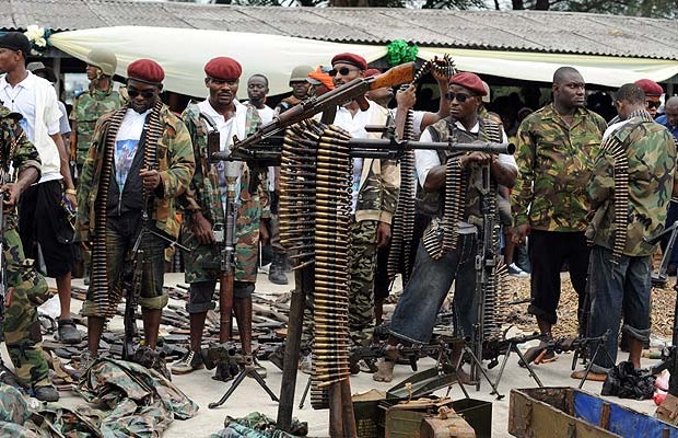 Ex-militants receive protection uniforms