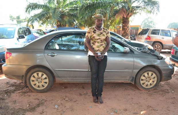 Delta police command arrest fake soldier