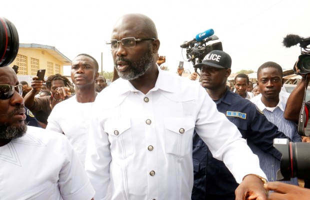 Ex-Ballon D' or winner, George Weah wins Liberia election