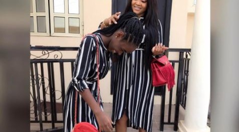 Mercy Aigbe and daughter step out in matching dress (photos)