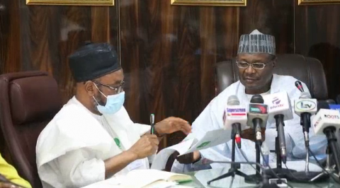 INEC Chairman Hands Over