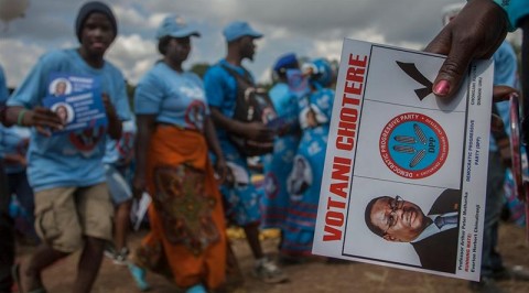 Malawi votes in tight election