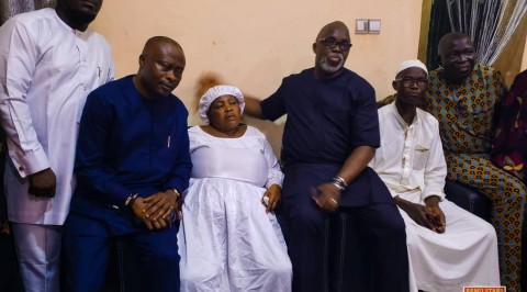 NFF President visits Family of Late Footballer.