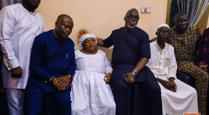 NFF President visits Family of Late Footballer.