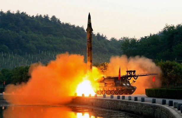 North Korea fires land-to-ship missiles