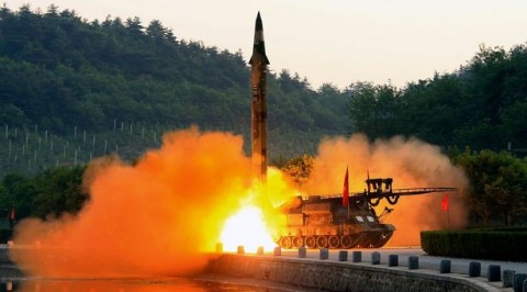 North Korea fires land-to-ship missiles
