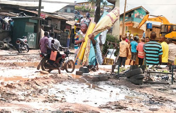 Ogun demolishes 400 structures!