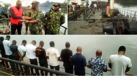 Oil Theft: Navy FOB Bonny Hands Over Vessel and 11 Suspect to EFCC