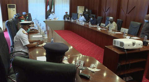 Buhari Meets New Service Chiefs