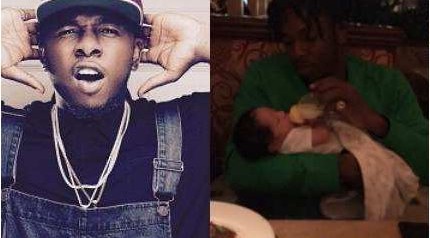 Runtown shows a responsive daddy duties