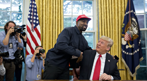 Kanye West Backs Trump’s 2020 Re-Election Bid