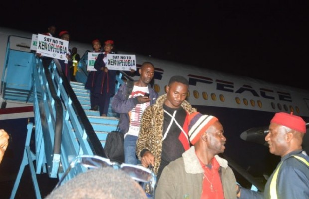 188 Nigerians arrive Nigeria from South Africa