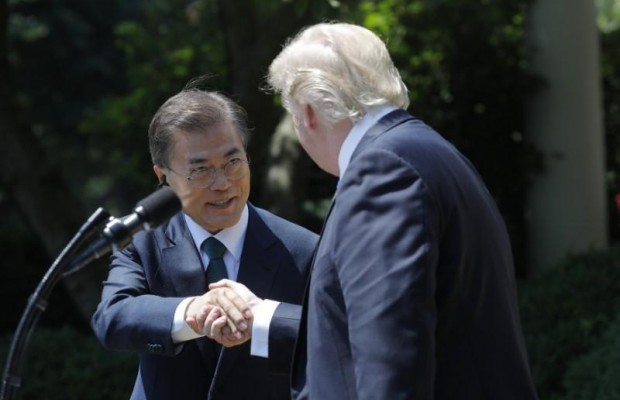 Trump and Moon agree on sactioning North Korea