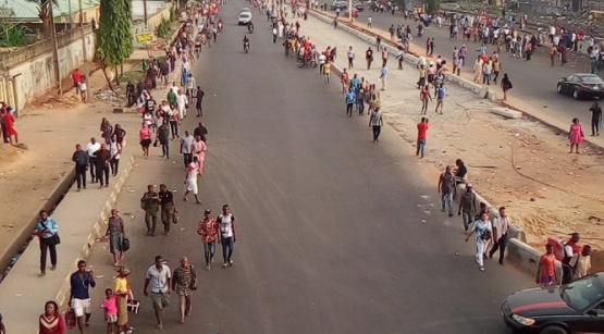 Lagos on total lockdown as Buhari visits