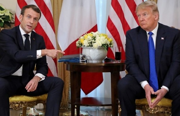 Trump blasts Macron 'brain dead' comments as 'nasty'