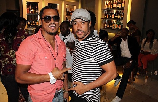 Majid Michel gives advice to Van Vicker