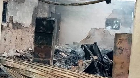 INEC Local Government Office in Abia State Set Ablaze