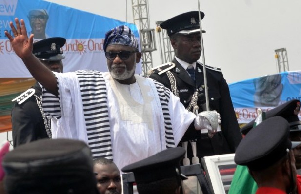 Gov Akeredolu returns to Ondo amid rumour