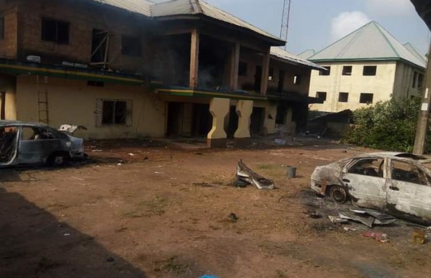Anambra Youths Set Police Station Ablaze over Extrajudicial Killing