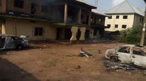 Anambra Youths Set Police Station Ablaze over Extrajudicial Killing