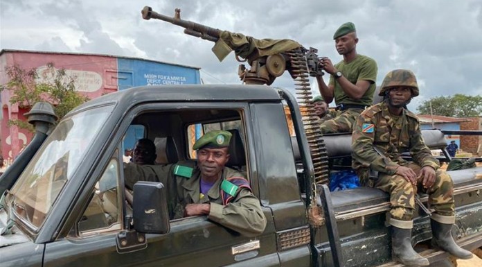 Heavy gunfire erupts as DR Congo's anti-UN protests continue