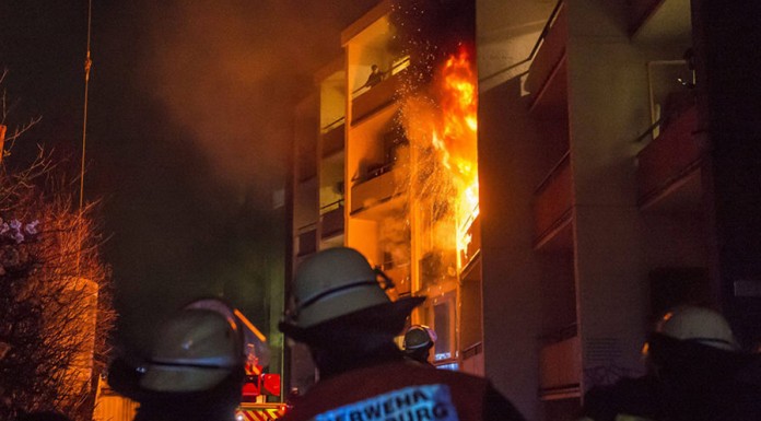 Fire engulfs housing shelter for asylum seekers