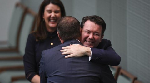 Australian lawmaker proposes to same-sex partner