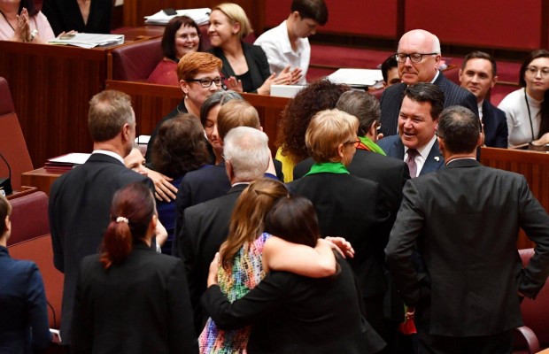 Same-sex marriage clears Australian Upper chamber