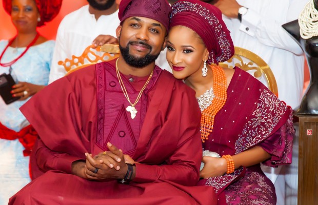 #BAAD2017 Banky W and Adesuwa traditional wedding (Photos)