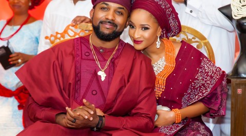 #BAAD2017 Banky W and Adesuwa traditional wedding (Photos)