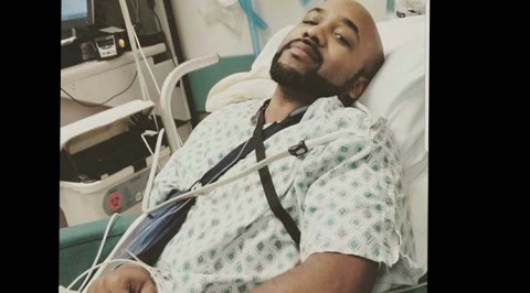 Banky W recovering after a successful skin cancer surgery (Photos)