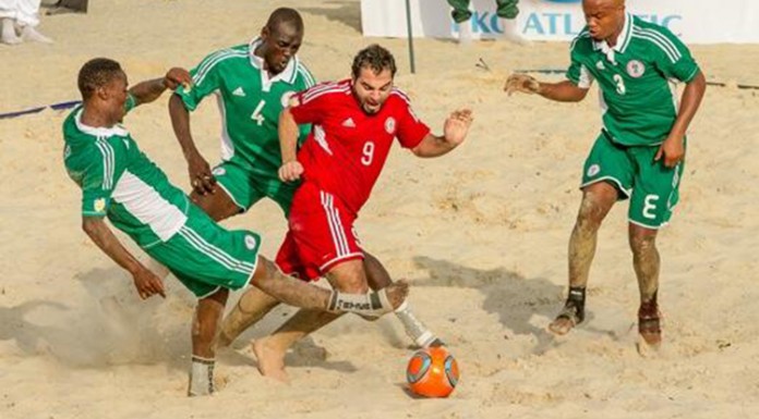 Beach soccer: Nigeria loses to Oman