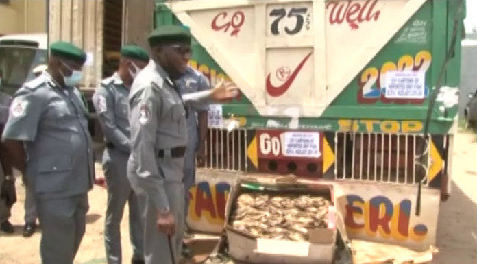 Customs Impound N20.4m Imported Dry Fish in Oyo