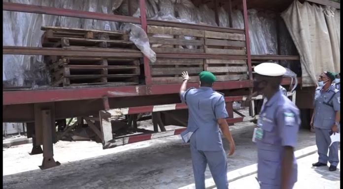 Customs Seizes 38 Rice- Laden Trailers in Ogun