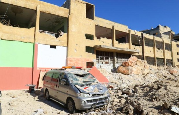 Over dozen killed in airstrike in Syria