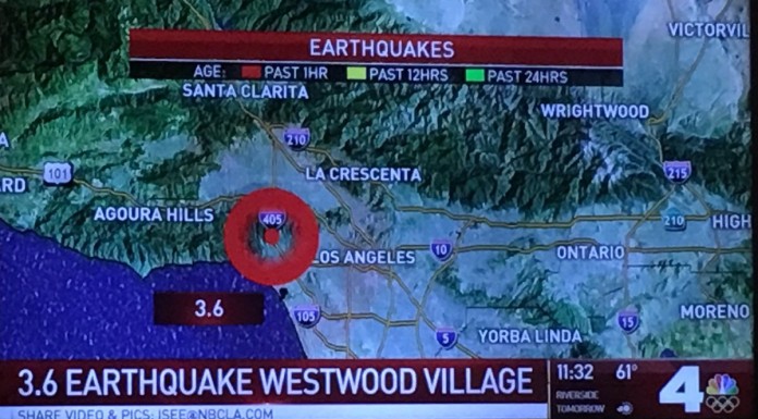 3.6-magnitude earthquake strikes LA