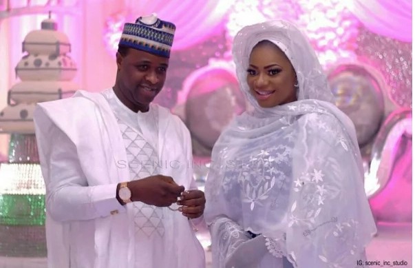 Femi Adebayo new wife wedding photo