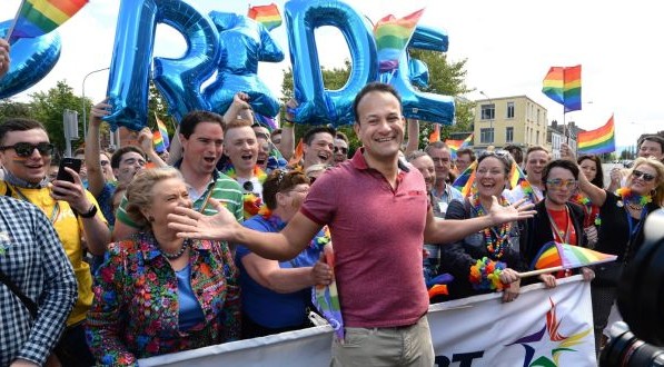 Irish prime minister cause controversies as he attends gay pride event