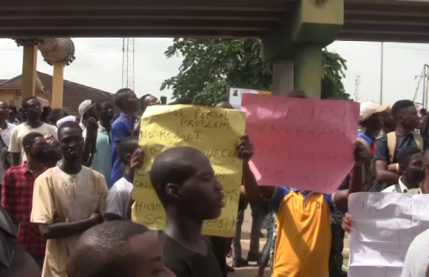 Ibadan Polytechnic Students Protest Irregularities on Campus