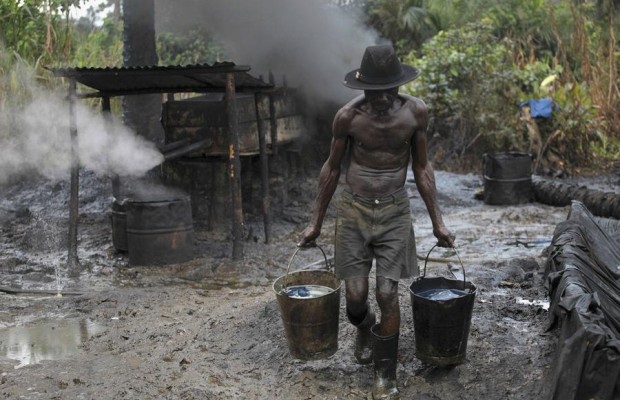 Soldiers raid, occupy illegal refinery in Delta