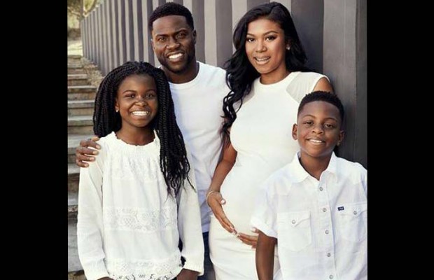 Kevin Hart shares new family photo