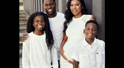 Kevin Hart shares new family photo