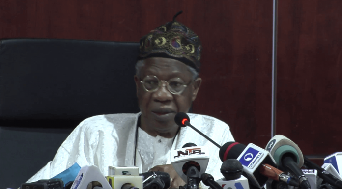 Lai Mohammed Dismisses Report of EndSARS Panel