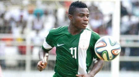 Moses Simon rushed to hospital