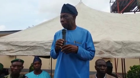 Obasanjo Visits Market Named After Him in Ibadan