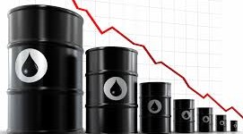 Oil price drops